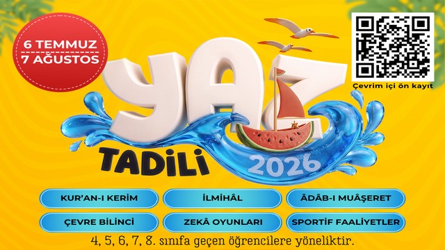 Yaz Etkinliklerimiz Başlıyor!