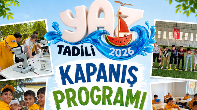 Yaz Tadili etkinliğimiz tamamlandı